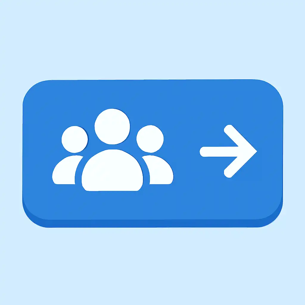Close-up of button or form field for party
